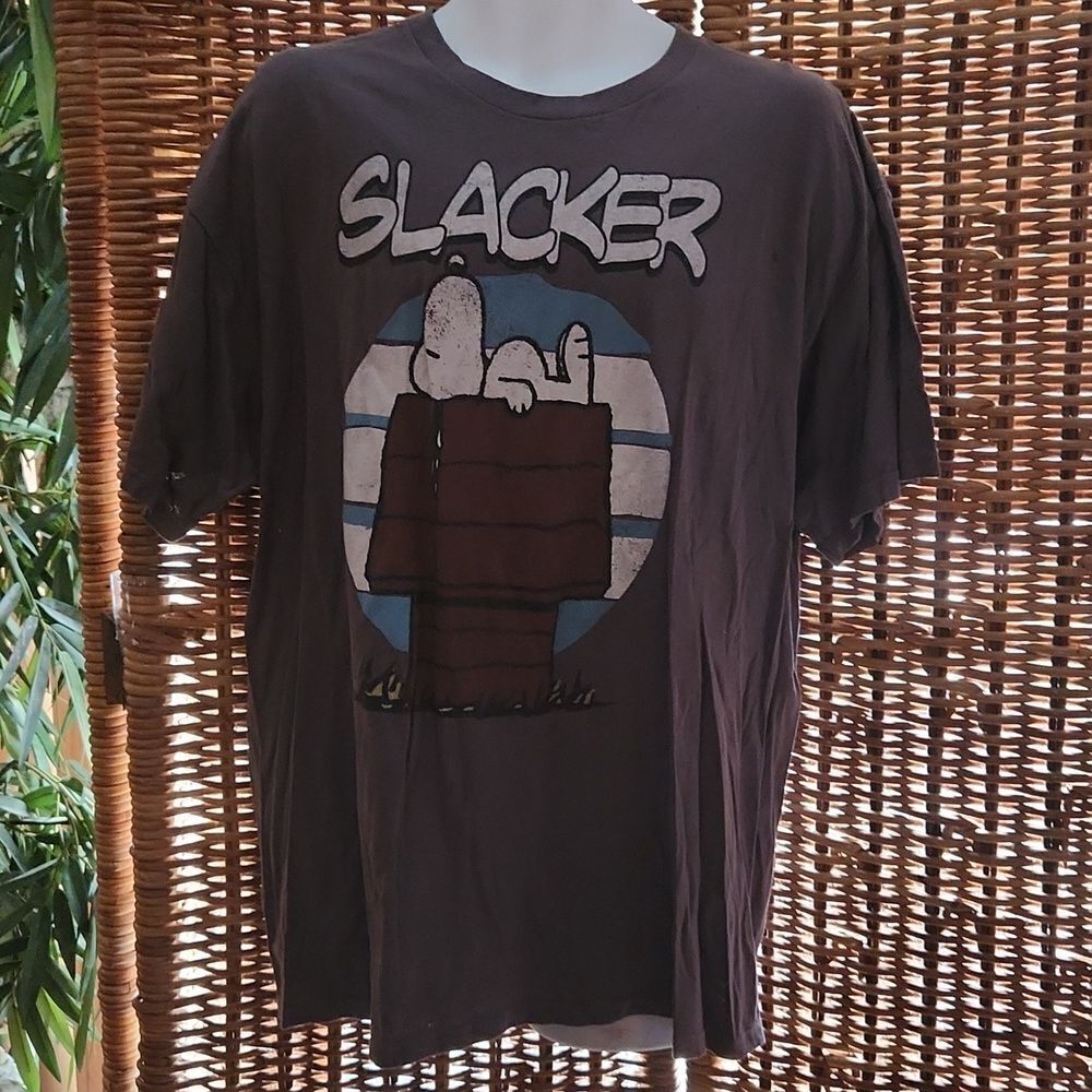 Snoopy Peanuts Slacker T-Shirt Xl